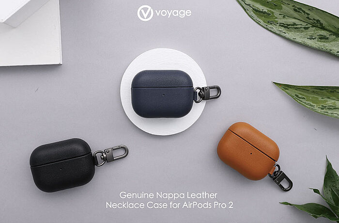 VOYAGE AirPods Pro (第2代) NAPPA真皮防摔保護殼-耳機．穿戴．手機